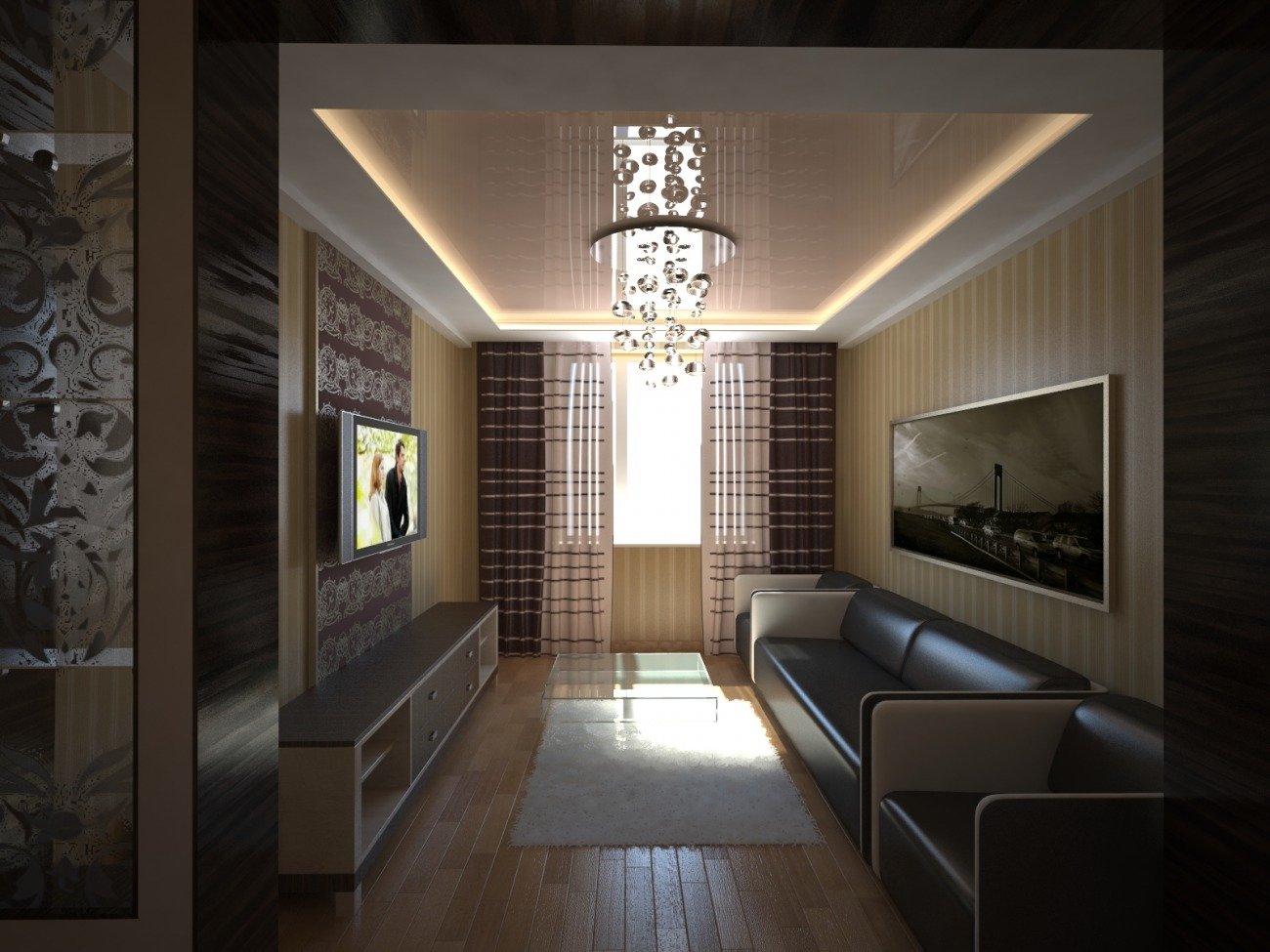 пример дизайна 3 х комнатной квартиры