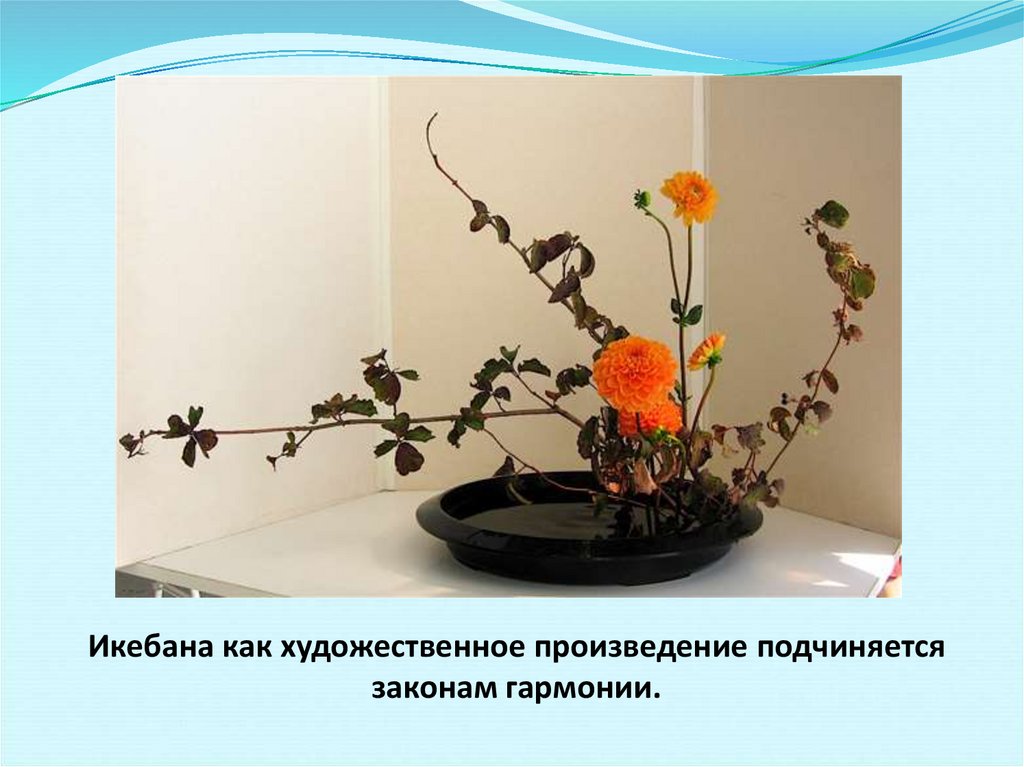 Стили икебаны с фото