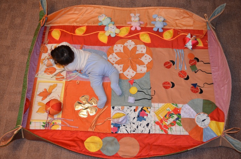 Детский коврик своими руками (идеи, как сшить)