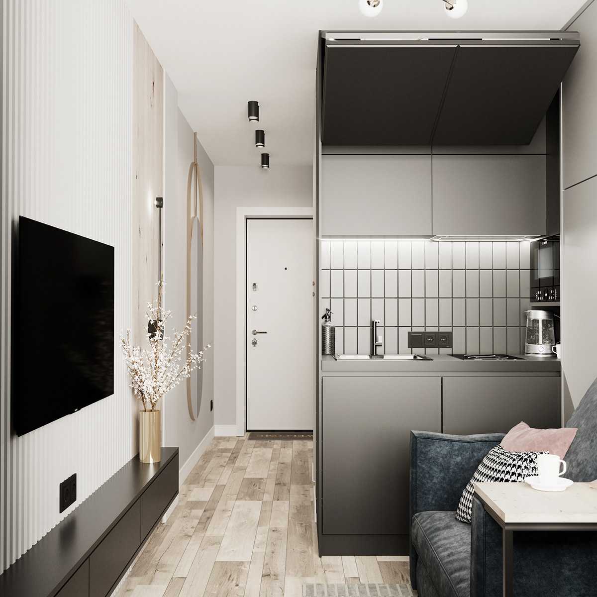 Дизайн маленьких квартир-студий: фото, секреты обустройства