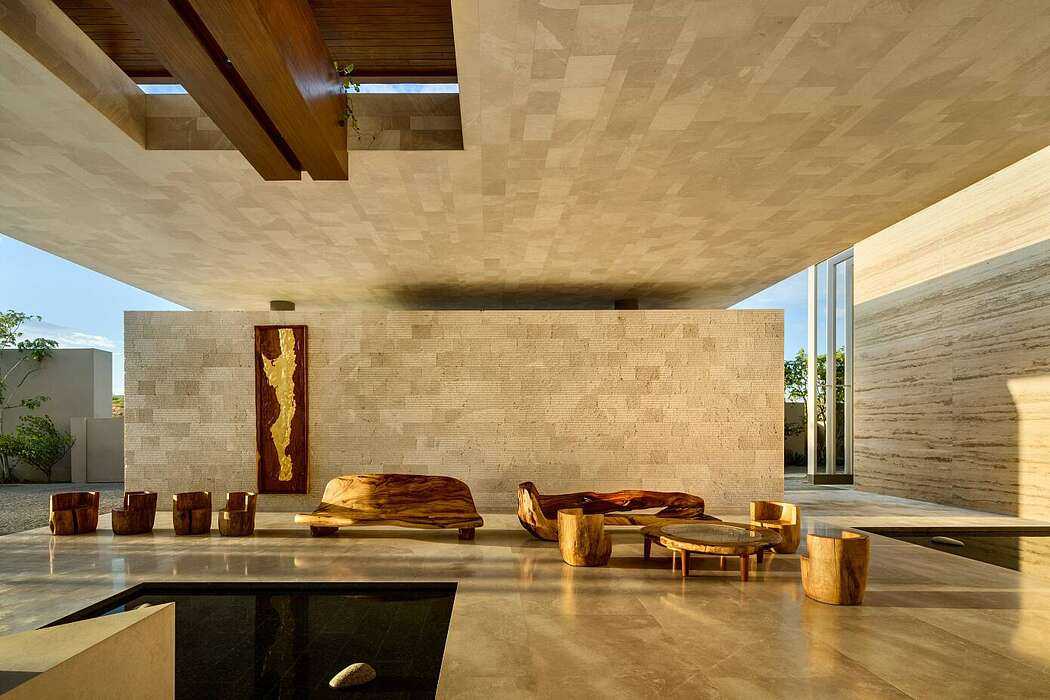 Valle san nicolás clubhouse: a microcosm set between a lake and mountains