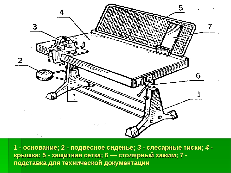 Чертежи слесарных тисков