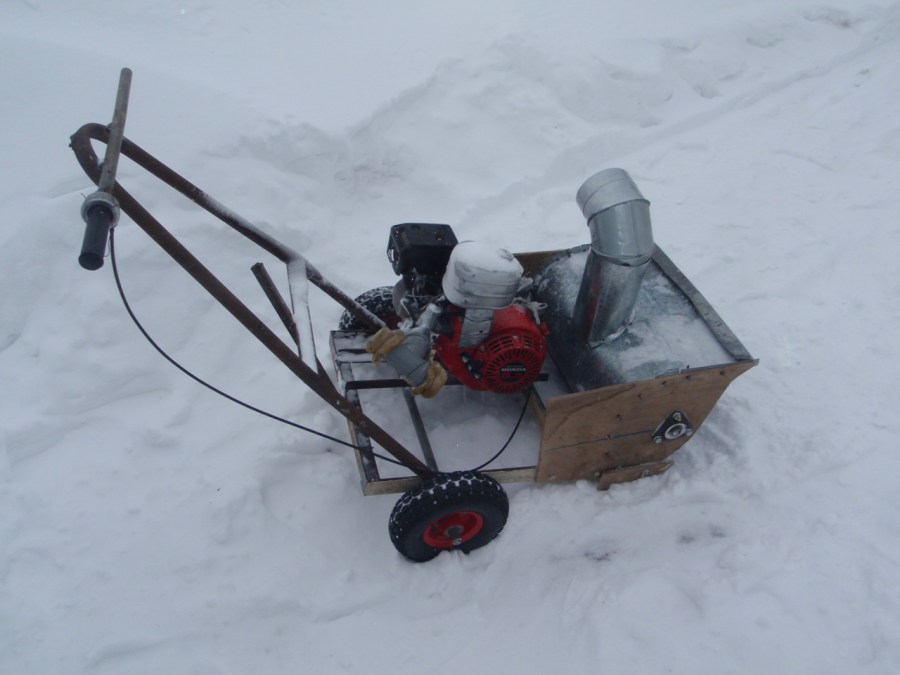 Снегоуборочная машина своими руками: возможные варианты