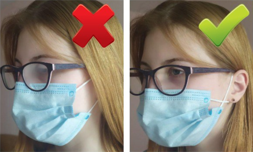 Своевременные советы: что сделать, чтобы очки не потели при ношении маски