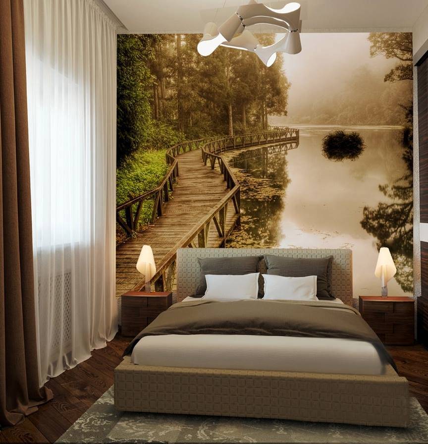 Использование фотообоев в современном интерьере