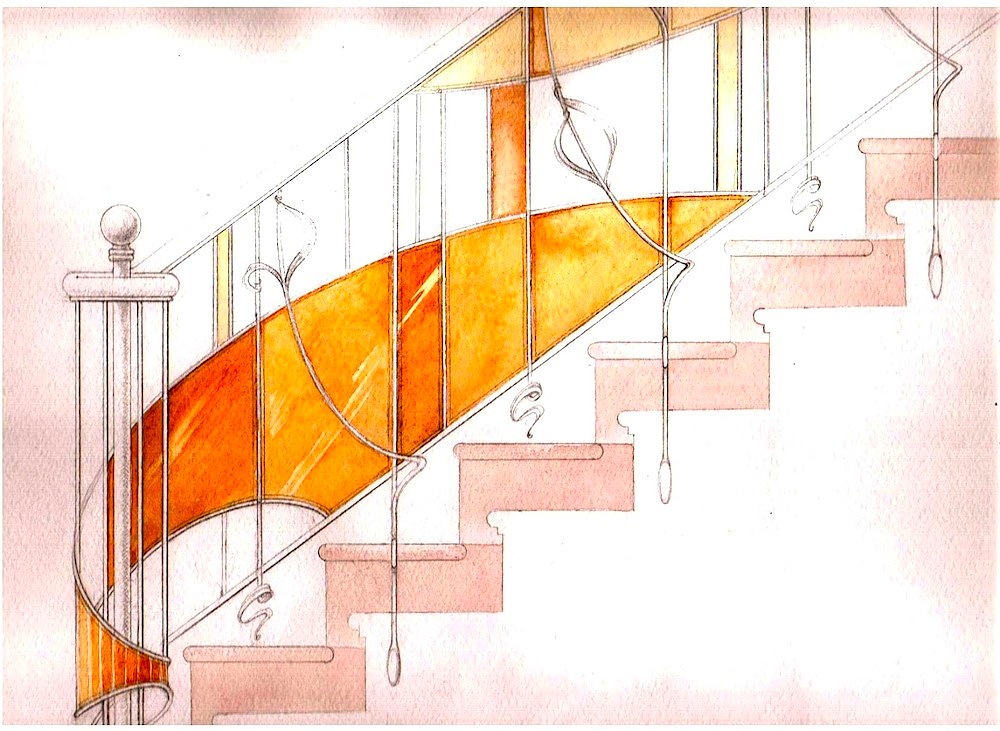 Современные проекты лестниц: 4 варианта