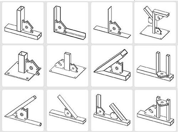 Магнитный уголок для сварки чертеж