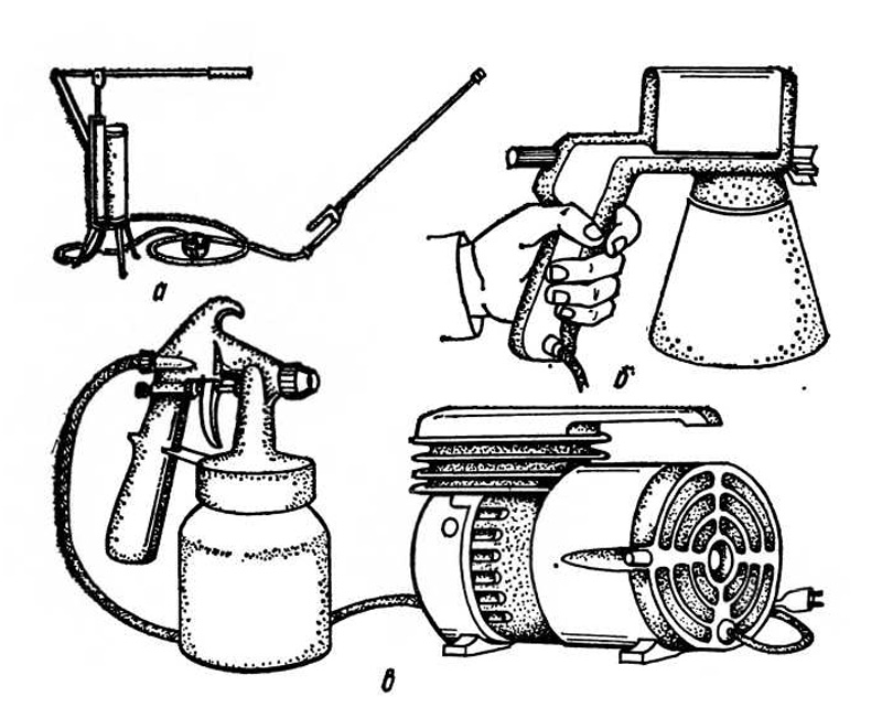 Пульверизатор для краски схема