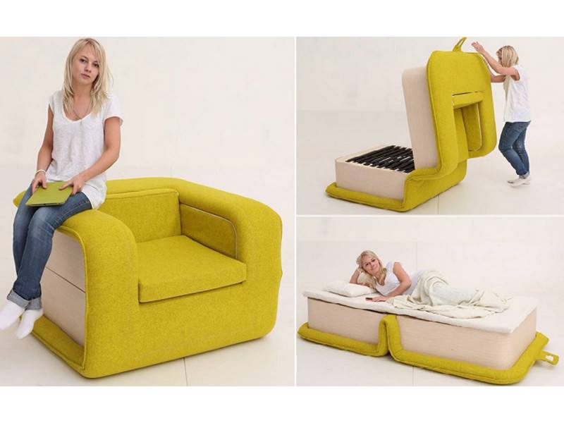 Кресла-кровати небольших размеров для маленьких комнат — угловое кресло для малогабаритной квартиры