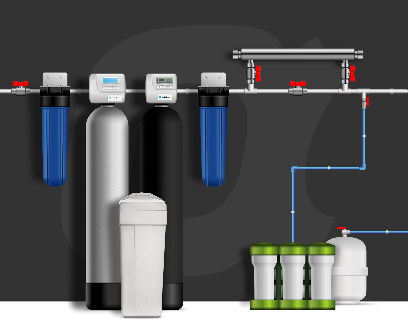 Система фильтрации воды в частном доме