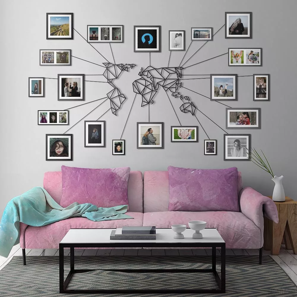 Как украсить пустую стену — 70 фото идей по дизайну