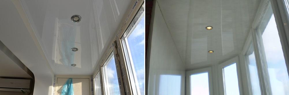 Натяжной потолок на балконе: можно ли сделать на неотапливаемом, плюсы и минусы