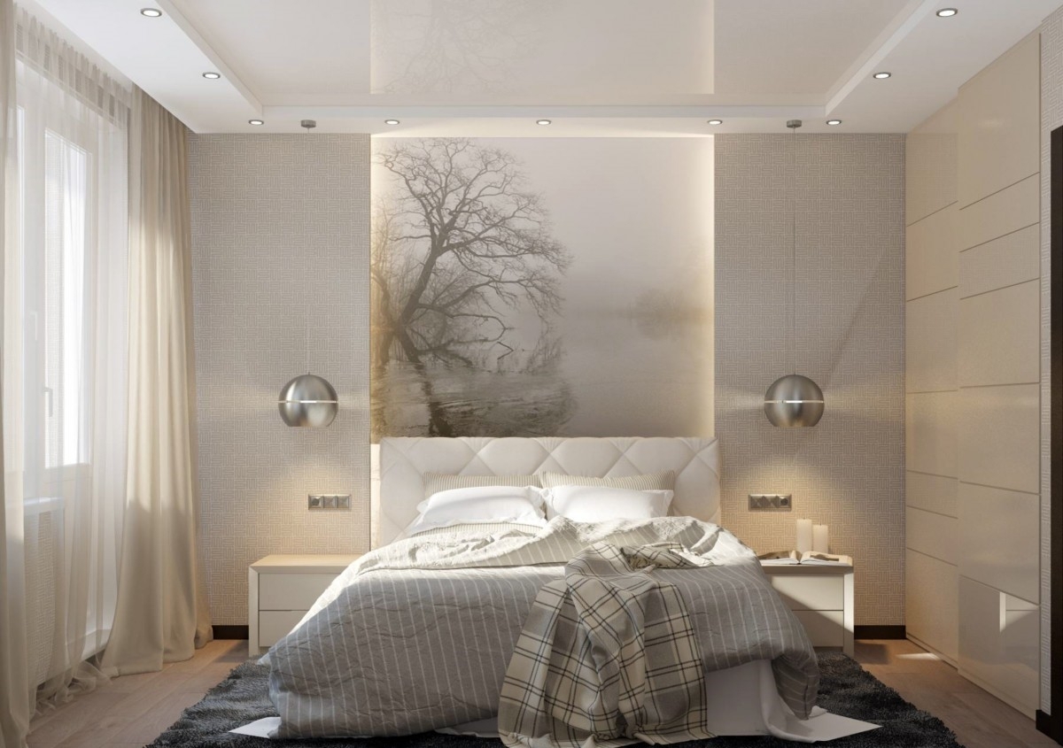 спальня дизайн интерьера 15 кв современном стиле