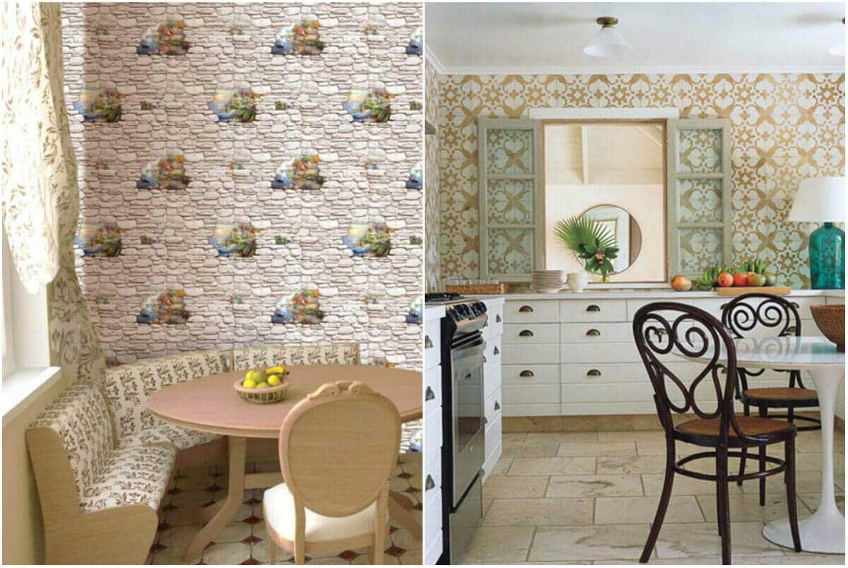 Чем отделать стены на кухне кроме обоев и плитки недорого фото