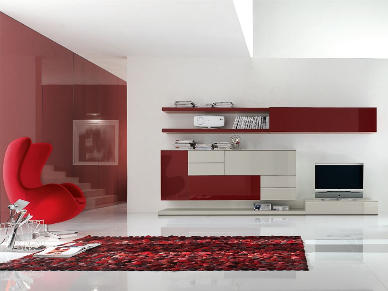 Гостиная в стиле модерн: особенности дизайна, глянцевая мебель в интерьере, как выбрать стенки и диваны, подбор освещения, как совместить с кухней, фото примеры