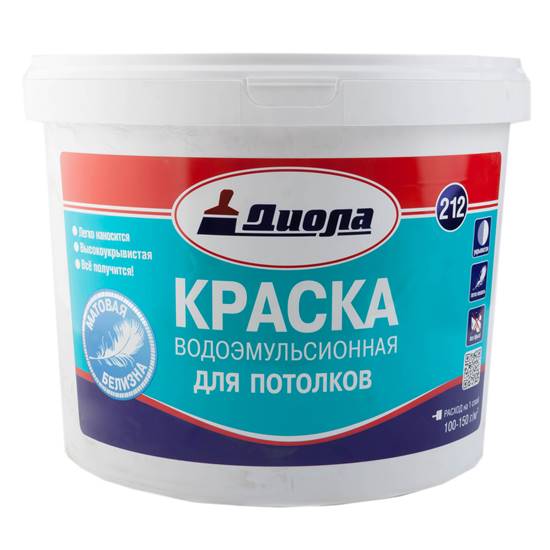 Покраска потолка в ванной водоэмульсионной краской своими руками