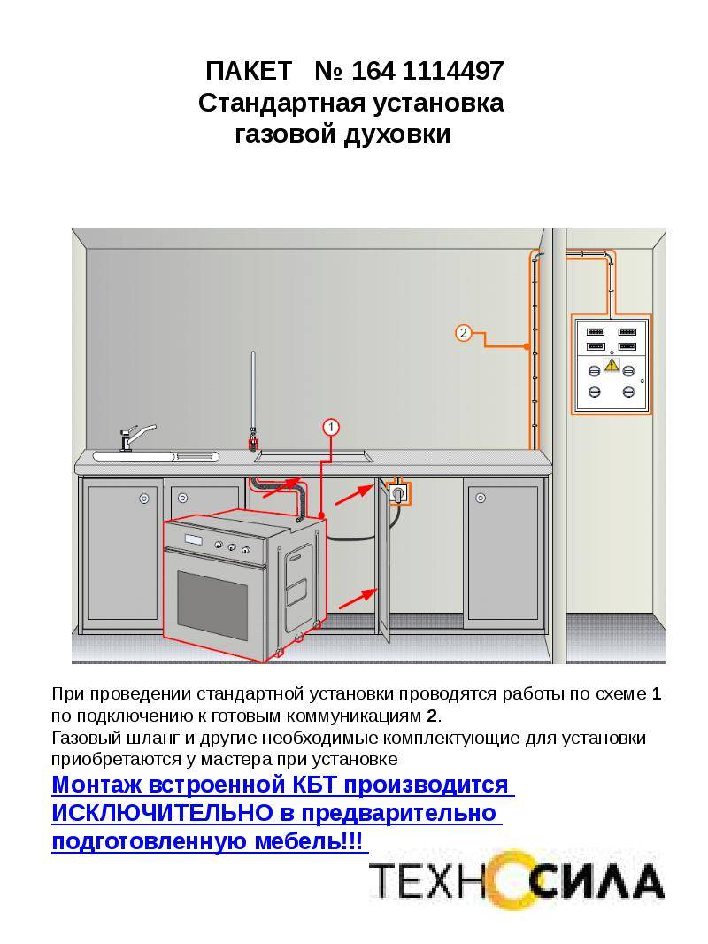 Как подключить духовой шкаф к электросети
