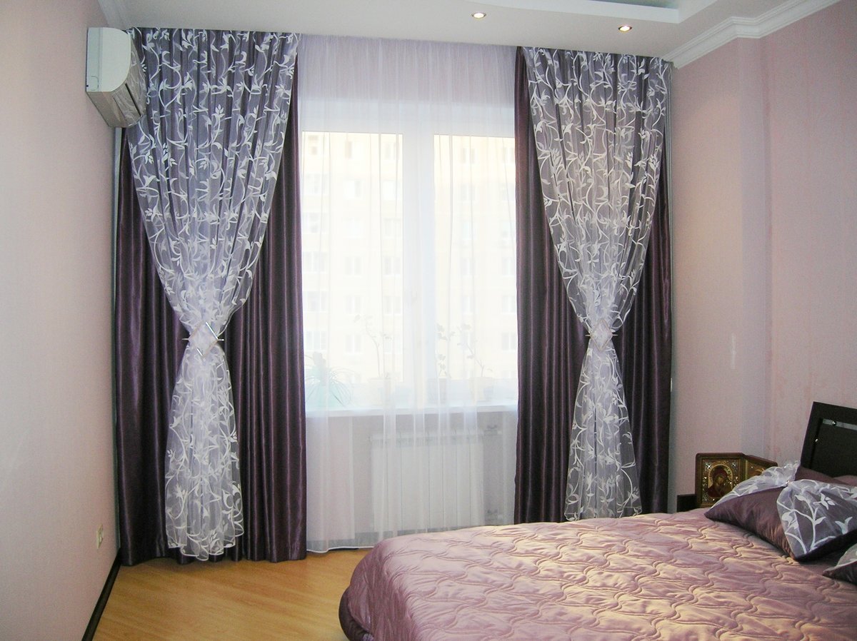 шторы тюль для гостиной в современном стиле