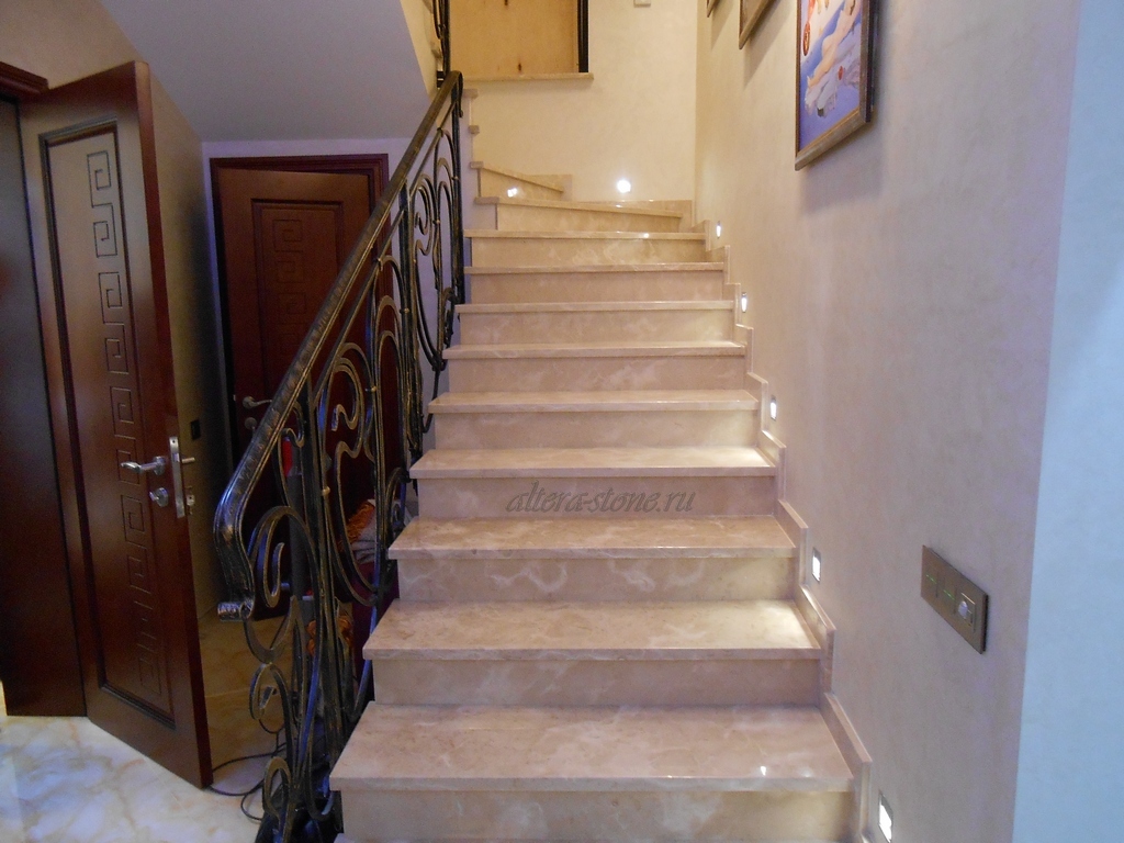 Отделка бетонной лестницы в частном доме: чем отделать, варианты