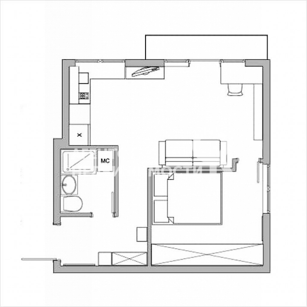 планировка дома с проходными комнатами