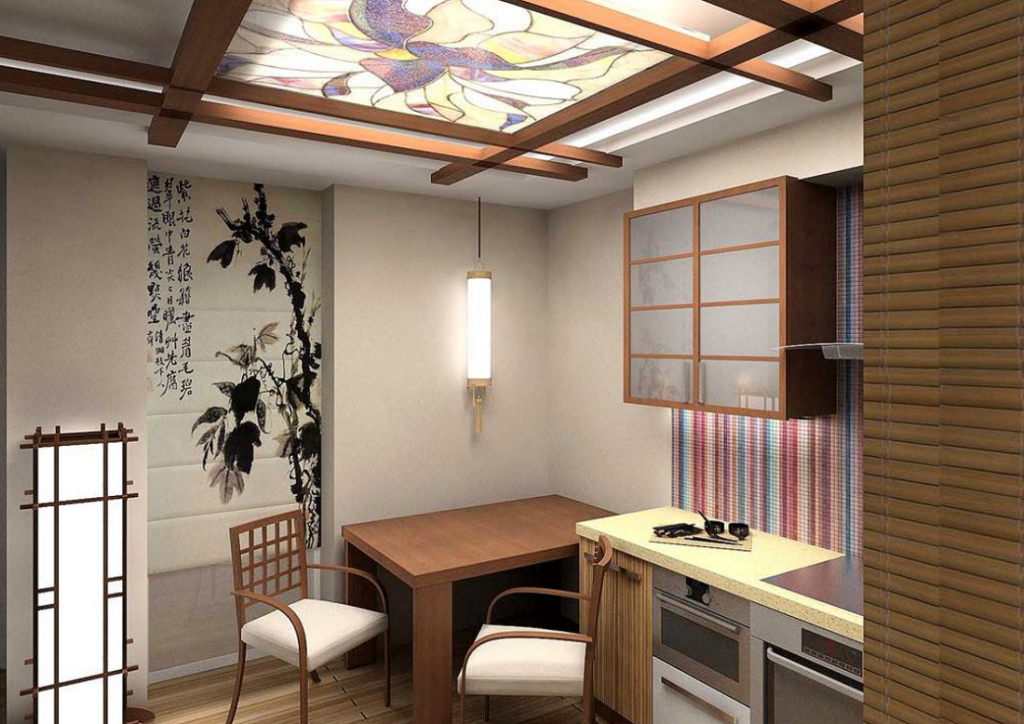 Кухня в японском стиле: примеры мебели, цветовой гаммы, идей дизайна на фото
