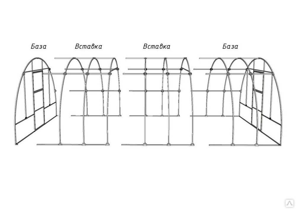 Изготовление теплиц из поликарбоната: схемы и чертежи