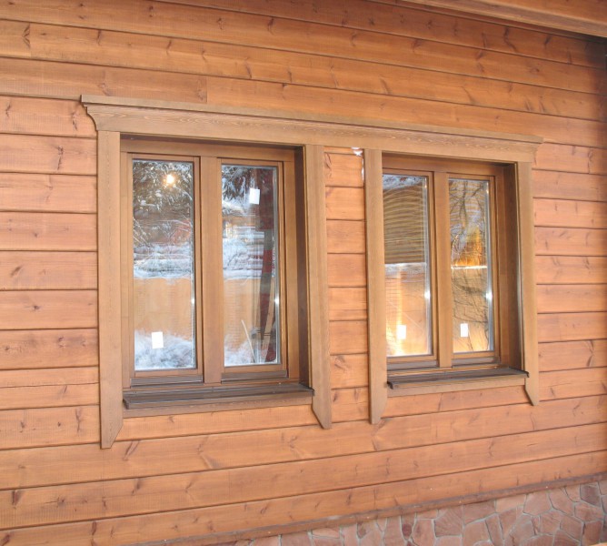 Окна в деревянном доме: установка и отделка снаружи