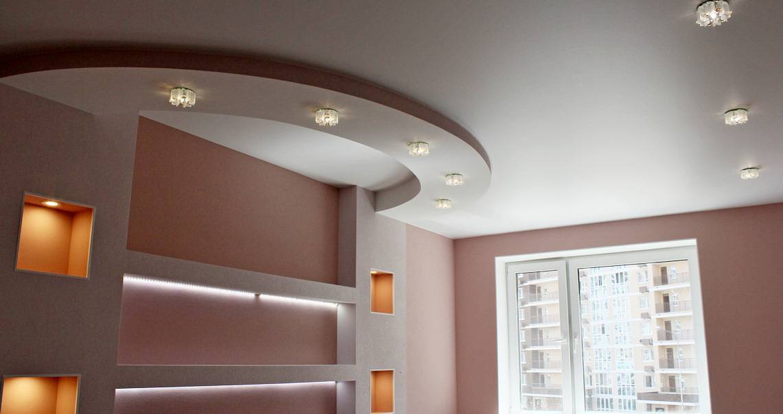Многоуровневые потолки из гипсокартона - фото вариантов дизайна, как они создаются