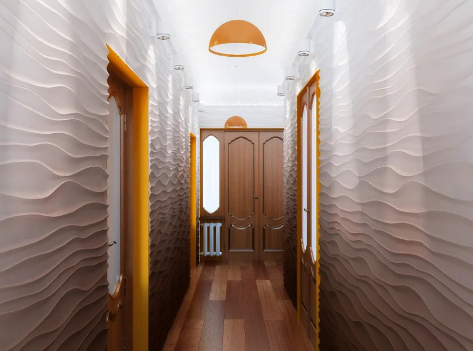 Чем отделать стены в коридоре — популярные материалы и варианты дизайнерских решений