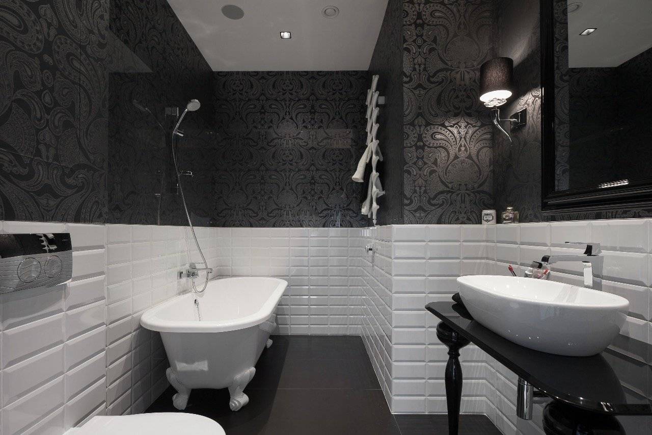 Чем отделать стены в ванной (42 фото): классические и современные материалы