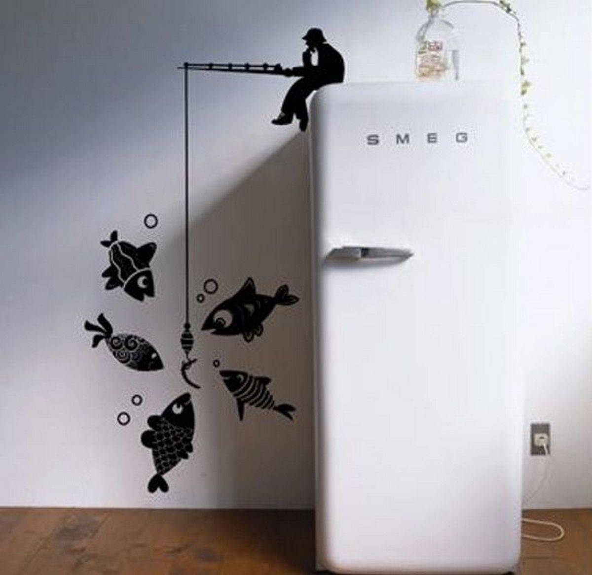 Трафареты для декора холодильника