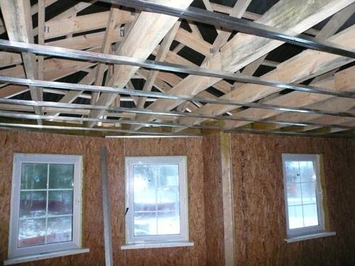 Как обшить потолок пластиковыми панелями, гипсокартоном и другими материалами правильно, в деревянном доме своими руками?