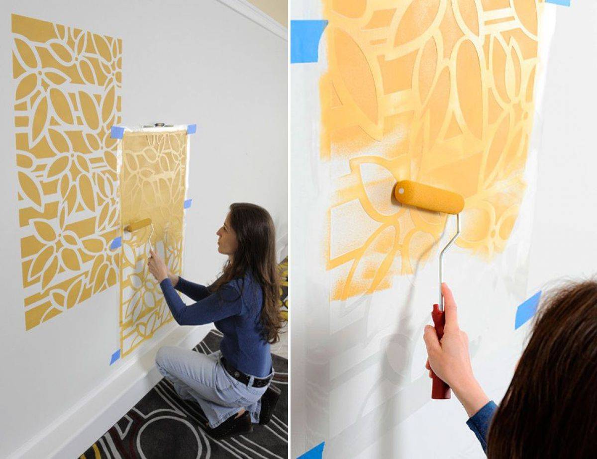 Как правильно работать с трафаретами для покраски стен: поиск шаблонов