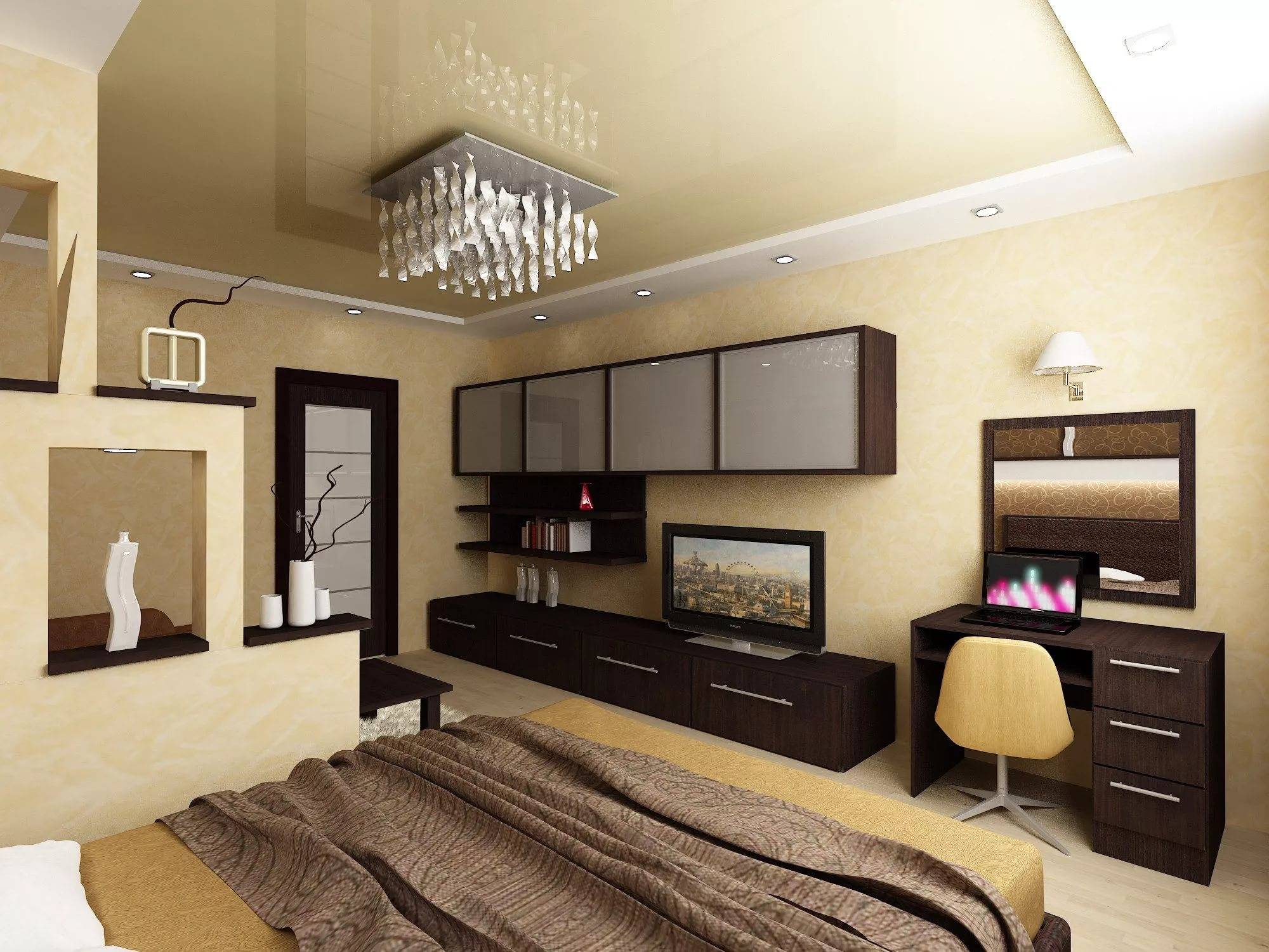 Зонирование комнаты на спальню и гостиную 17 кв. м: нюансы планировки и дизайна