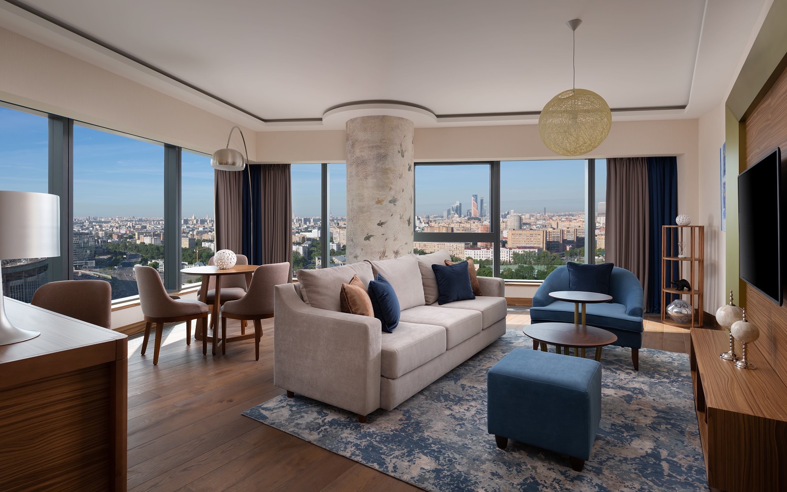 Концепция гостиничного комплекса radisson blu moscow riverside hotel&spa - arch group