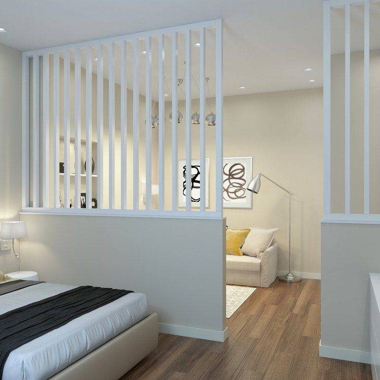 Перегородка в спальне: 100 фото лучших идей дизайна и зонирования