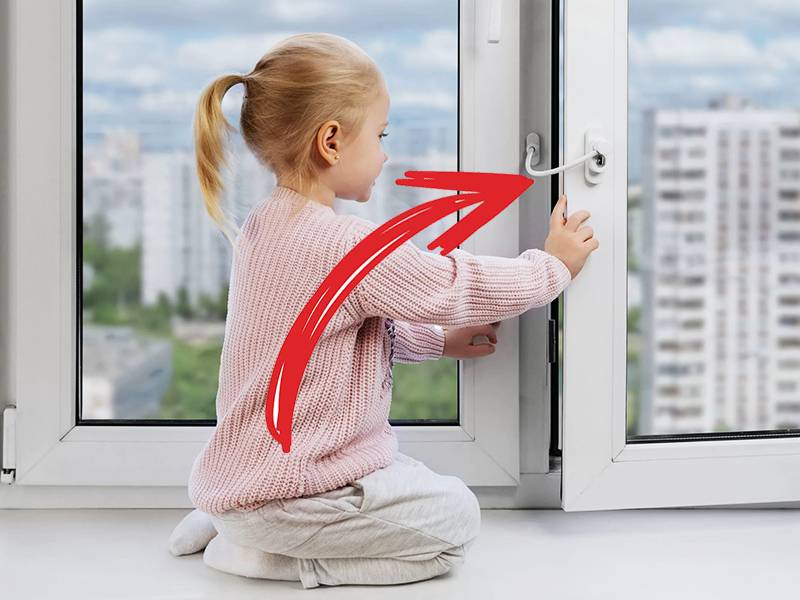 9 советов по выбору детского замка на окна