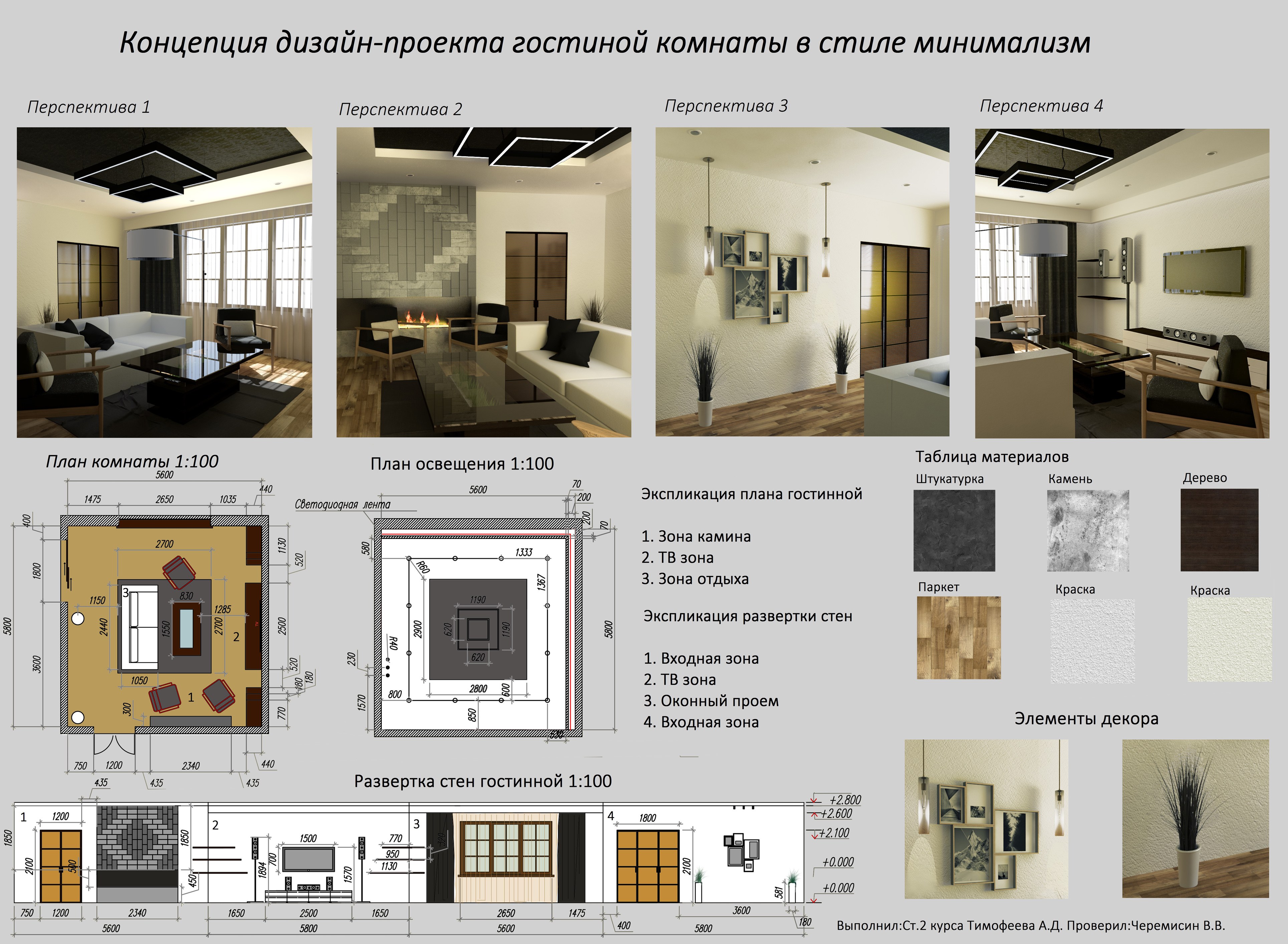 Проект интерьера