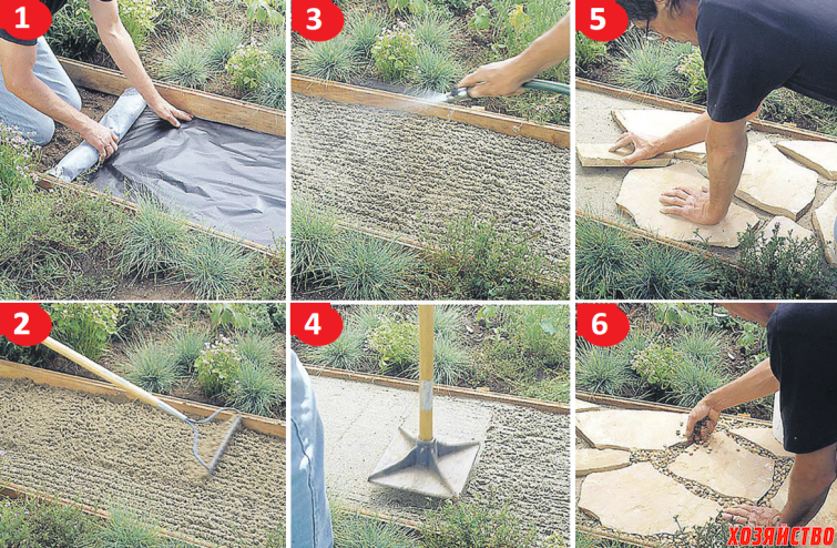 Как сделать садовую дорожку из тратуарной плитки: фото, видео