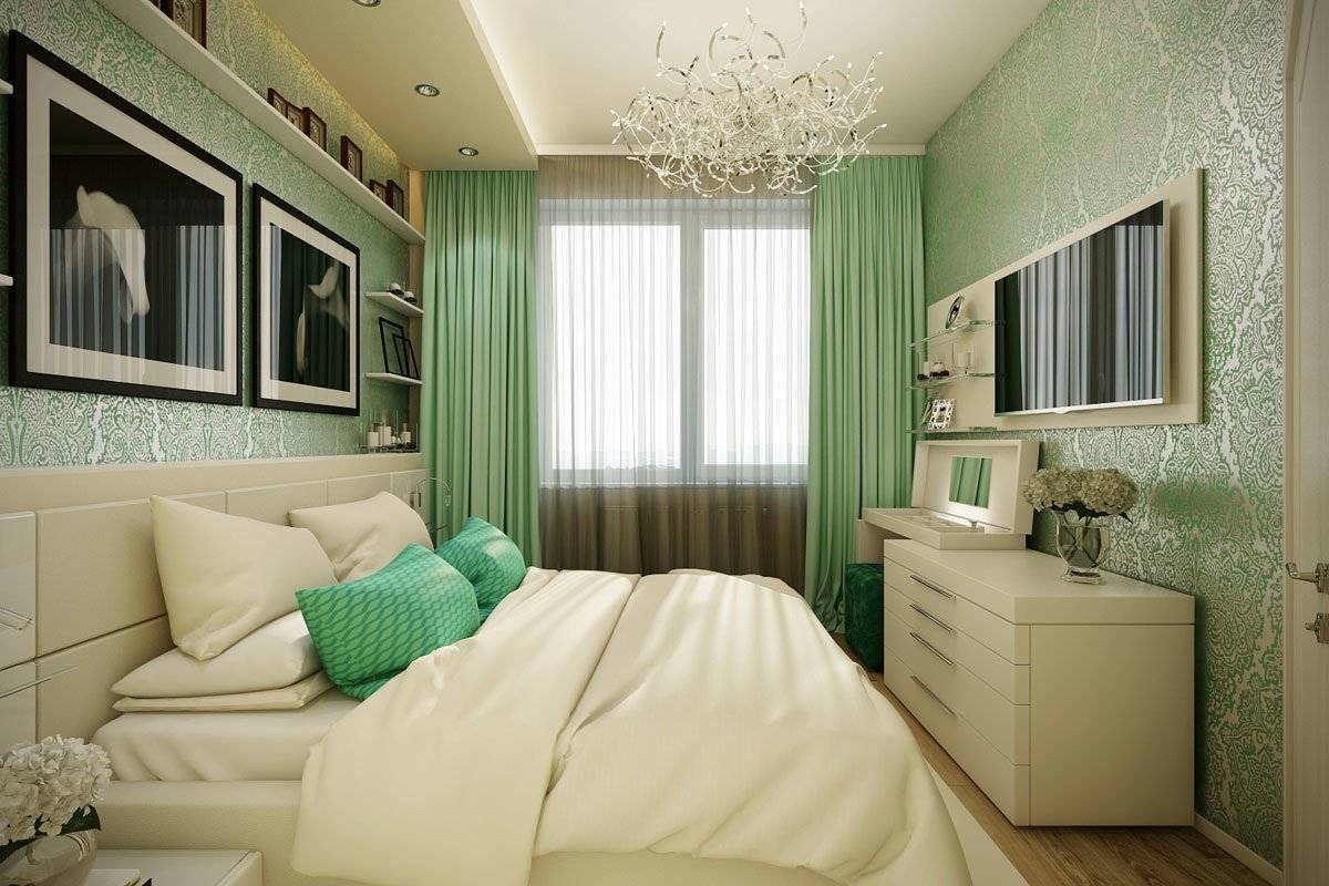 Дизайн маленькой спальни 12 кв. м: стилевые идеи и фото