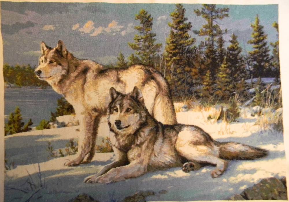 Волки вышивка крестом: схемы великолепных хищников