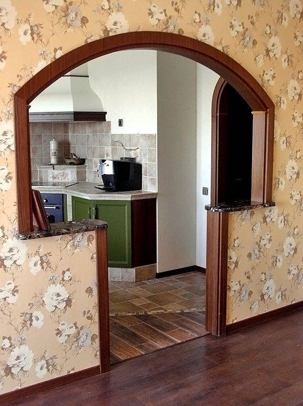 Арка на кухню вместо двери (22 реальных фото): как оформить и установить