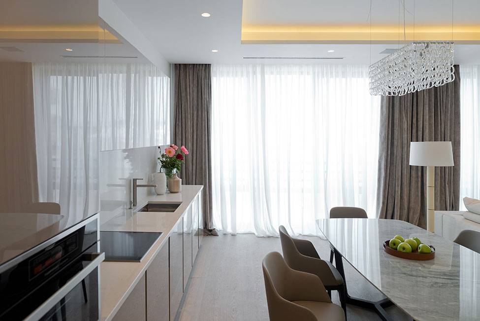 Стиль модерн в интерьере квартиры: дизайн кухни, гостиной, спальни