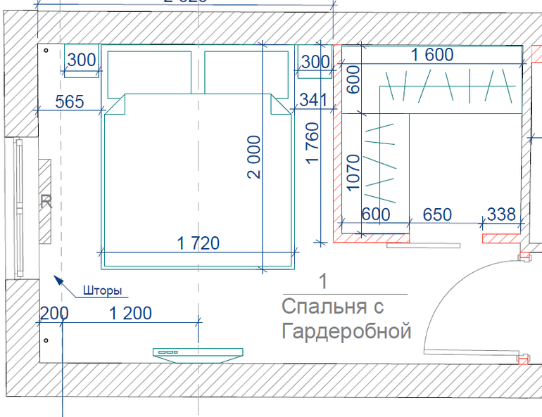 Комната в квадратных метрах чертеж. План гардеробной комнаты. Спальня с гардеробной чертеж.