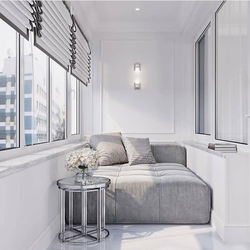 Спальня на балконе: как уместить кровать, оформление, особенности обустройства