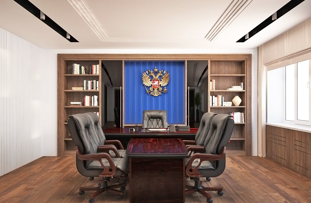 Дизайн интерьера кабинета руководителя
