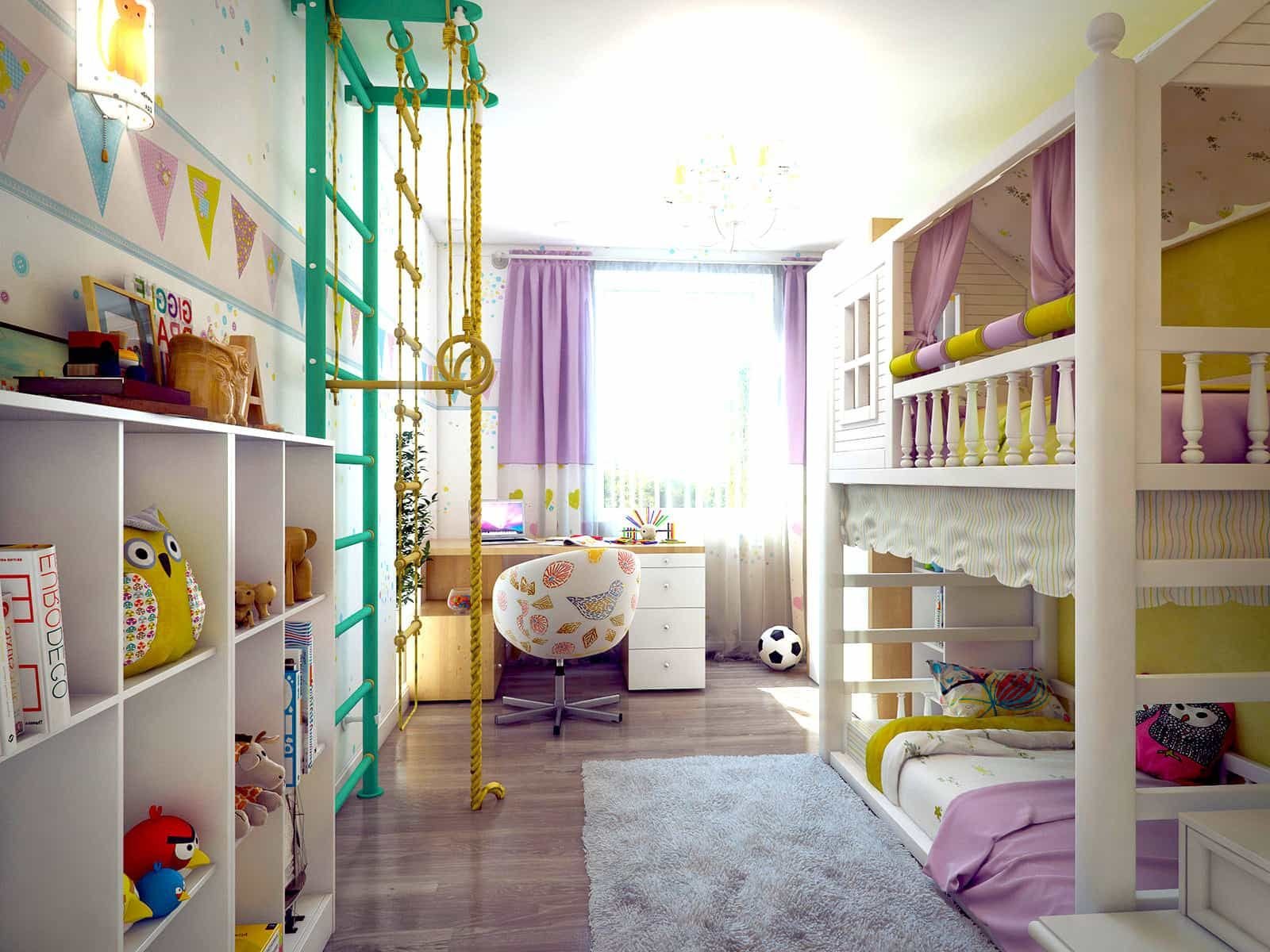 картинки детских комнат для двоих
