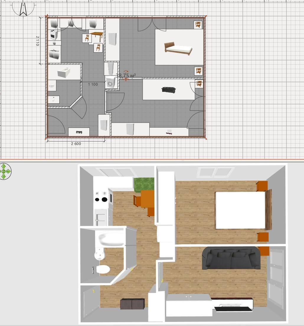 Типовые планировки хрущевки 1,2,3,4 -комнатных квартир с размерами