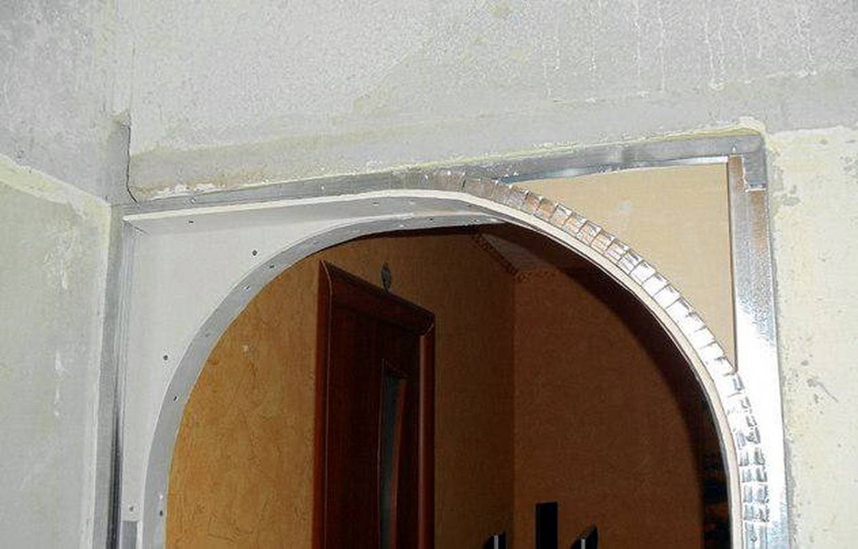 Как сделать красивую арку из гипсокартона в дверной проем своими руками