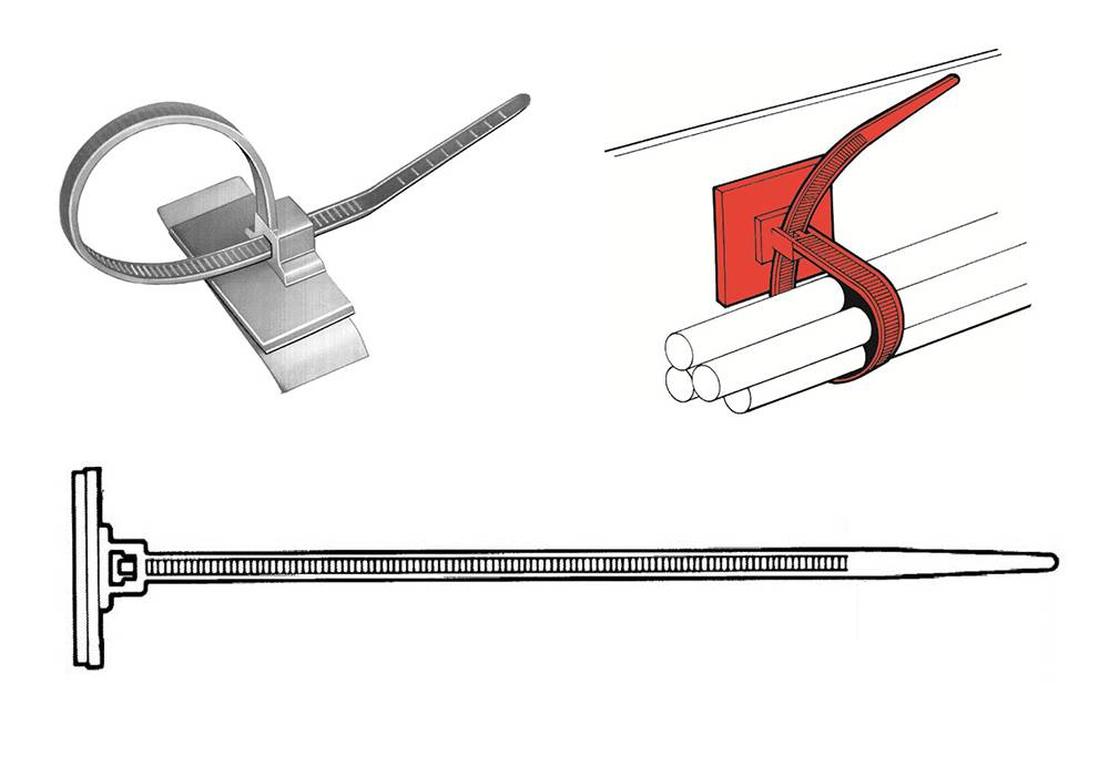 Способы использования кабельной стяжки в бытув закладки  3